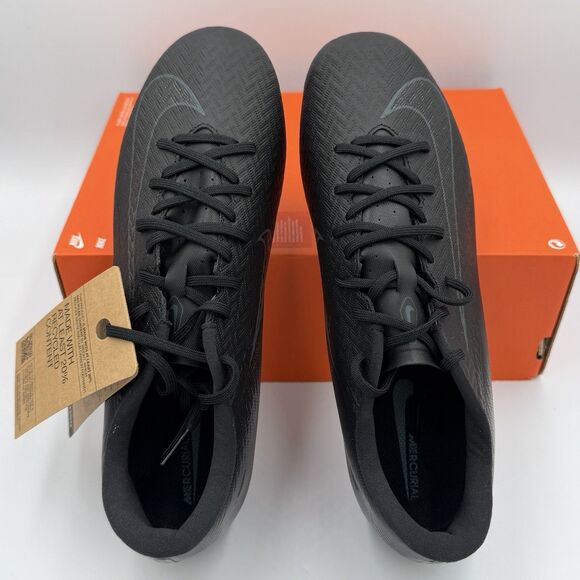 NEW Men\'s Size 8  Nike Vapor 16 Academy FG MG Soccer Cleats Black main image 7